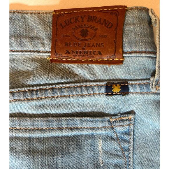 Lucky Brand Jeans Womens Size 14/32 Mid Rise Flare Light Wash Stretch Denim - Picture 5 of 5